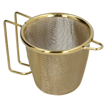 

Tea Strainer Tea Filter Easy To Use For Office For Home For Outdoor Gold