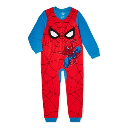 Spider-Man Boys Pajama Union Suit, Sizes 4-12