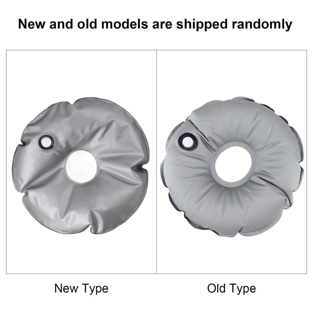 Sac de Poids de Base de Drapeau Renforcement de Base de Parasol Sac d'Eau Rond Sac de Plumes en Pvc Sac à Main Poids Circulaire pour Supports de Parapluie Bases