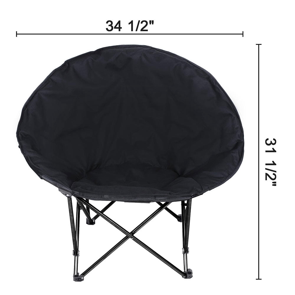oversized folding moon chair
