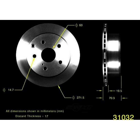BENDIX PRT1699 Bendix Brake Rotor Fits select: 1989-1992 TOYOTA CRESSIDA