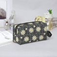 thumbnail image 6 of Uemuo Daisies Flowers Pattern Portable Toiletry Bags with Handle, Waterproof travel Make up Bags for Women, Large Capacity Travel Cosmetic Bags, 6 of 9