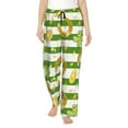 thumbnail image 2 of Picia Watercolor St Patrick Day Womens Soft Woven Cotton Elastic Waistband Sleep Pajama Pant Lounge Sleep Pant With Pockets And Drawstring-Large, 2 of 9
