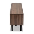 thumbnail image 5 of Baxton Studio Clapton Modern and Contemporary Multi-Tone Grey and Walnut Brown Finished Wood TV Stand, 5 of 9