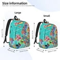 thumbnail image 2 of Rateoe Cartoon Map Of Europe Pattern Durable Canvas Backpack for Men & Women – Stylish & Lightweight – Adjustable Straps, Multiple Pockets – Fits 15-17 Inch LaptopsSmall, 2 of 5