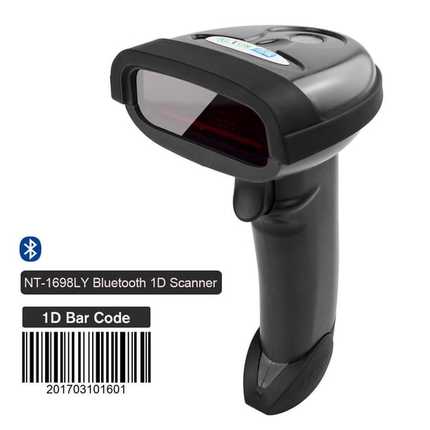 Escáner de código de barras inalámbrico de mano NETUM NT-1698W Y lector de código de barras QR NT-1228BL Bluetooth 1D/2D PDF417 para IOS Android IPAD Tan Jianjun unisex