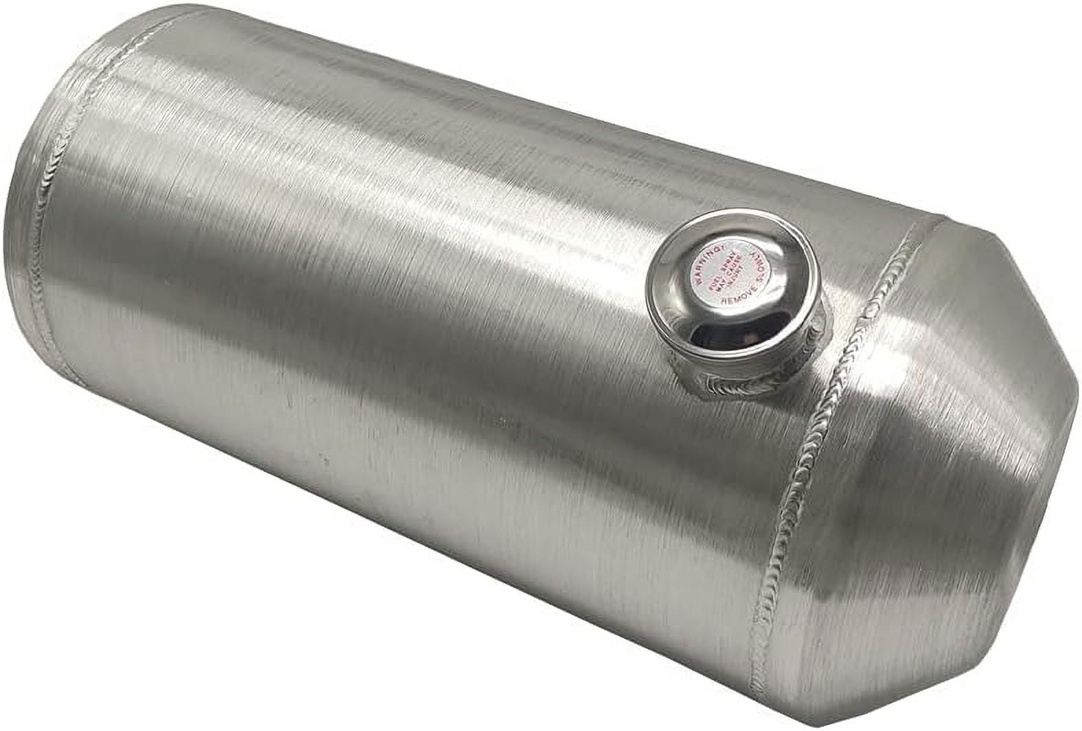 JSD AUTO PARTS fuel/gas tank 8 Gallons 10"x24" End outlet 1/4" NPT Aluminum