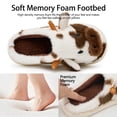 thumbnail image 4 of Ecetana Fuzzy Slippers for Women Cute Cow House Slippers Non-Slip Home Shoes with Memory Foam, 4 of 7