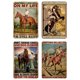 thumbnail image 1 of Kit Pintura Hierro Rectangular Placa Metal Vintage 20x30cm 4 Uds., 1 of 9