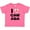 Hot Pink, variant on Inktastic I Love Canada Heart with Maple Leaf Boys or Girls Baby T-Shirt