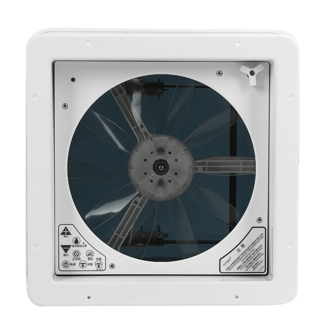 Ventilador De Ventilación RV, Ventilador De Ventilación 13.4x13.4in 10 Cuchillas Automático Para Baño De Autobús ANGGREK Otros
