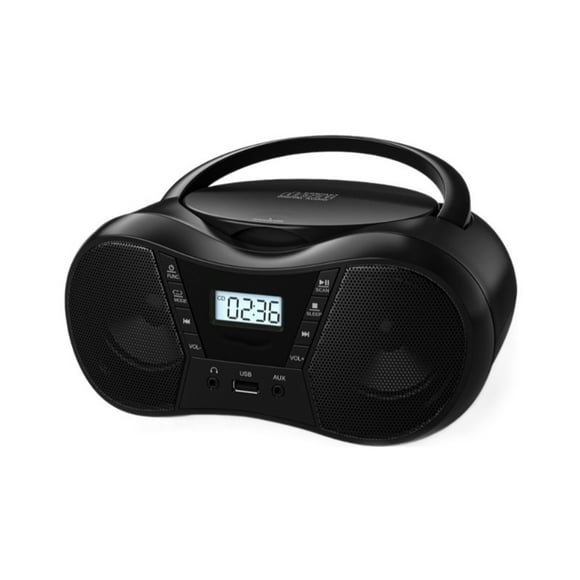 Home Portable CD Player,Boombox with AM/FM Radio,Bluetooth,USB,Boombox Portable CD Players for Home and Office