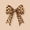 Brown, variant on Homewish Leopard Print Bow Zipper Twin Comforter Sets with Fitted Sheet and 2 Pillowcases For Girls Kids,Brown Cheetah Pattern Zipper Bedding Set For Women,Black Reversible,4-Piece