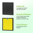 thumbnail image 5 of 2 Pack Vital 100S Pet Care Replacement Filter for levoit Vital 100S/100S-P Air Purifier,Efficiency Activated Carbon for Pets, Dust, Pollen, 5 of 7