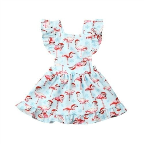 Christmas flamingo dress Clearance
