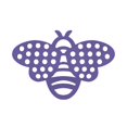 thumbnail image 4 of Estación de agua para abejas de Bee Island, bebedero, equipo de alimentación, baño de espuma ligero Púrpura, 4 of 9