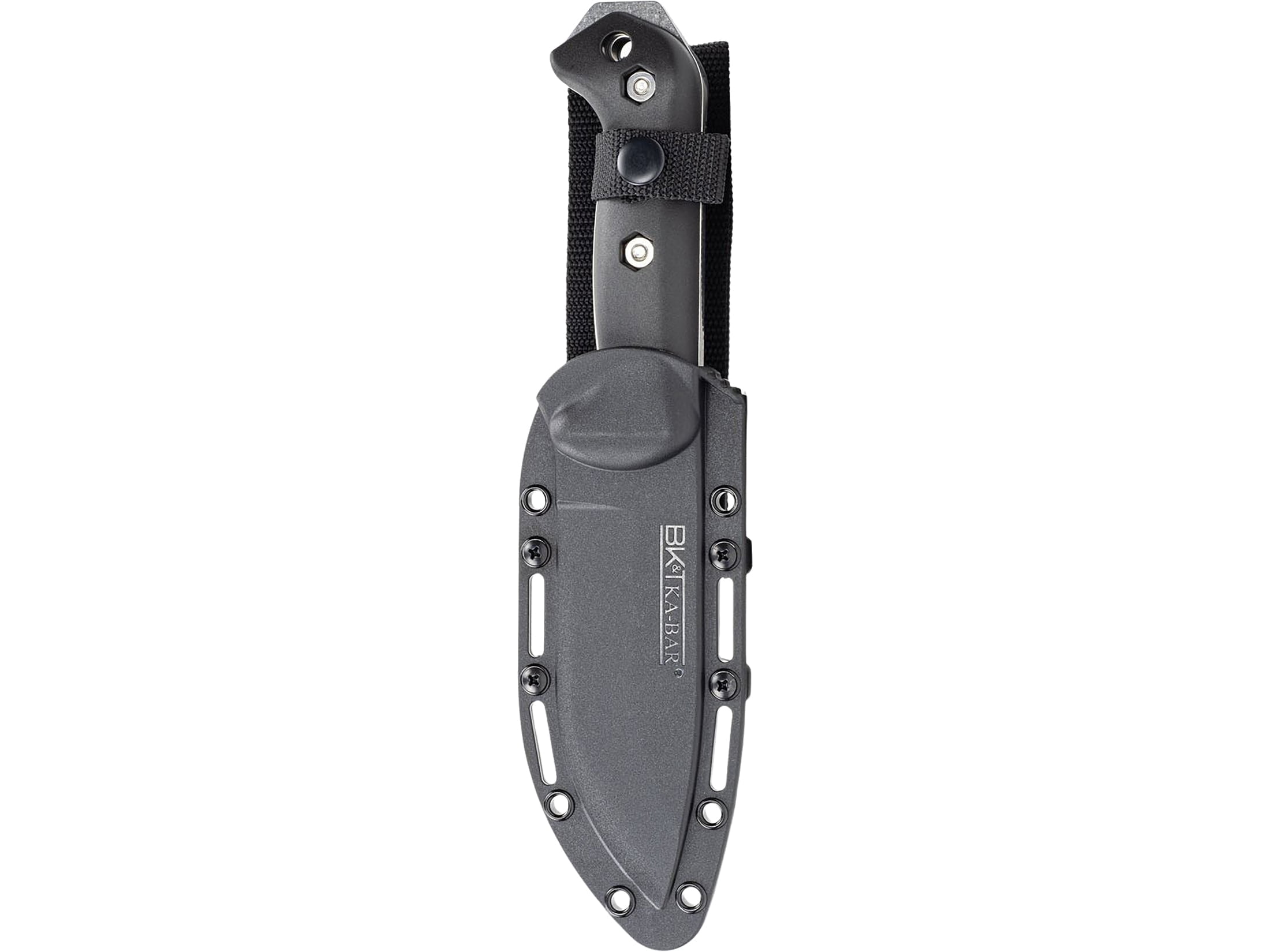 KA-BAR BK82 Becker Campanion Fixed Blade Knife 5.25" Drop Point CPM MagnaCut Stonewashed Blade Zytel Handle Black
