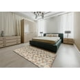 thumbnail image 4 of Ahgly Company Tapis d'Intérieur Ronds Abstraits Bruns Orientaux, 4' Ronds, 4 of 6