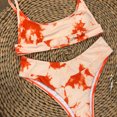 thumbnail image 6 of DOPI Women Sexy Tie-dye Pattern Top With Panty Bikini Set Two Piece Swimwear, 6 of 6
