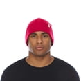 thumbnail image 2 of Unisex - Merino Wool - Lightweight Ridge Cuff Beanie - One Size - True Red, 2 of 5