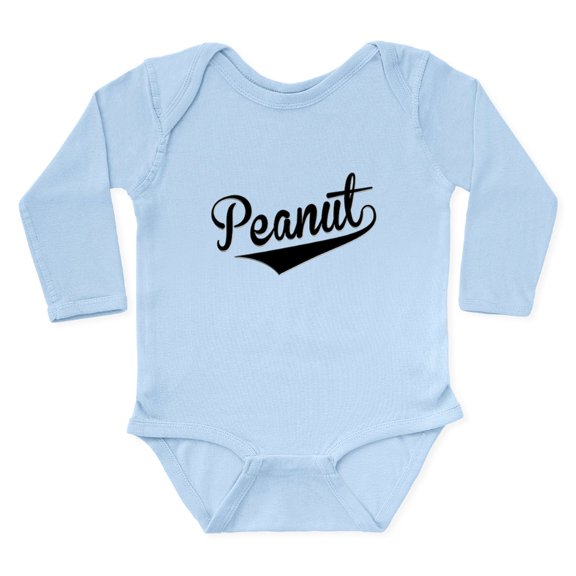 CafePress - Peanut, Retro, Body Suit - Long Sleeve Cotton Baby Bodysuit