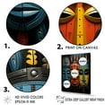 thumbnail image 3 of Designart "Mystical Masks Of African Tribes III" African Tribes Picture Framed Wall Art Prints, 3 of 5