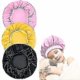thumbnail image 1 of 3 Pieces Kids Satin Bonnet Sleeping Cap Silk Wide Band Night Hats Hair For Natural Hair Teens Toddler Child Baby, 1 of 4