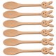thumbnail image 1 of cucharas de bambú para helado, café, miel, té, especias, cucharas de madera con forma de conejito de dibujos animados para comer, revolver y mezclar, utensilios para niños., 1 of 6