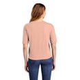 thumbnail image 2 of District Adult Female Women Plain Elbow Sleeves T-Shirt Dusty Peach 2X-Large, 2 of 4