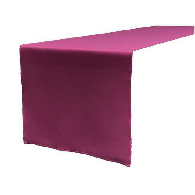 LA Linen TCpop14x108-MagentaP81 Chemin de Table en Popeline de Polyester, Magenta - 14 x 108 Po.