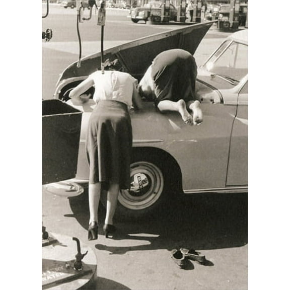 Avanti Press Female Mechanics America Collection Funny Birthday Card