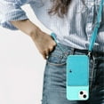 thumbnail image 5 of For Iphone 14 Crossbody Lanyard Wallet Card Bag Phone Case(Light Blue),iPhone 15 Pro Max, 5 of 5