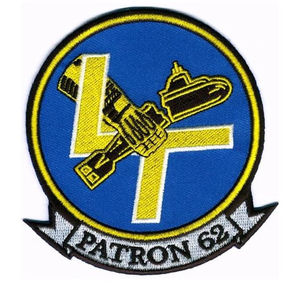 VP-62 Broad Arrows Squadron Patch Plastic Backing