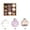 A4010, variant on christmas ornaments set Christmas 9-Piece 8cm Painted Transparent Assorted Ball Ornament Set outdoor christmas decorations