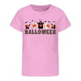 thumbnail image 4 of Weebloom Kids Halloween Shirts For Boys Girls Cute Graphic Funny Short Sleeve Spooky Season Tees Toddler Clothes,Size 1-13 Y, 4 of 5