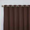 thumbnail image 2 of Bkue Nile Mills Modern, Classic Solid Semi Blackout Curtains, Set of 2, 70" x 63", Cappuccino, 2 of 11