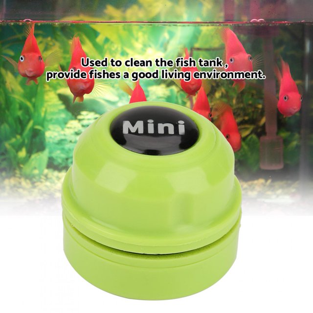 Limpiador para Acuarios Mini Cepillo de Limpieza de Vidrio para Acuarios Magnético Portátil Cepillo para Tanque de Peces Limpiador de Ventanas Fregadora 8mm(Verde) Unbranded CW01458-05