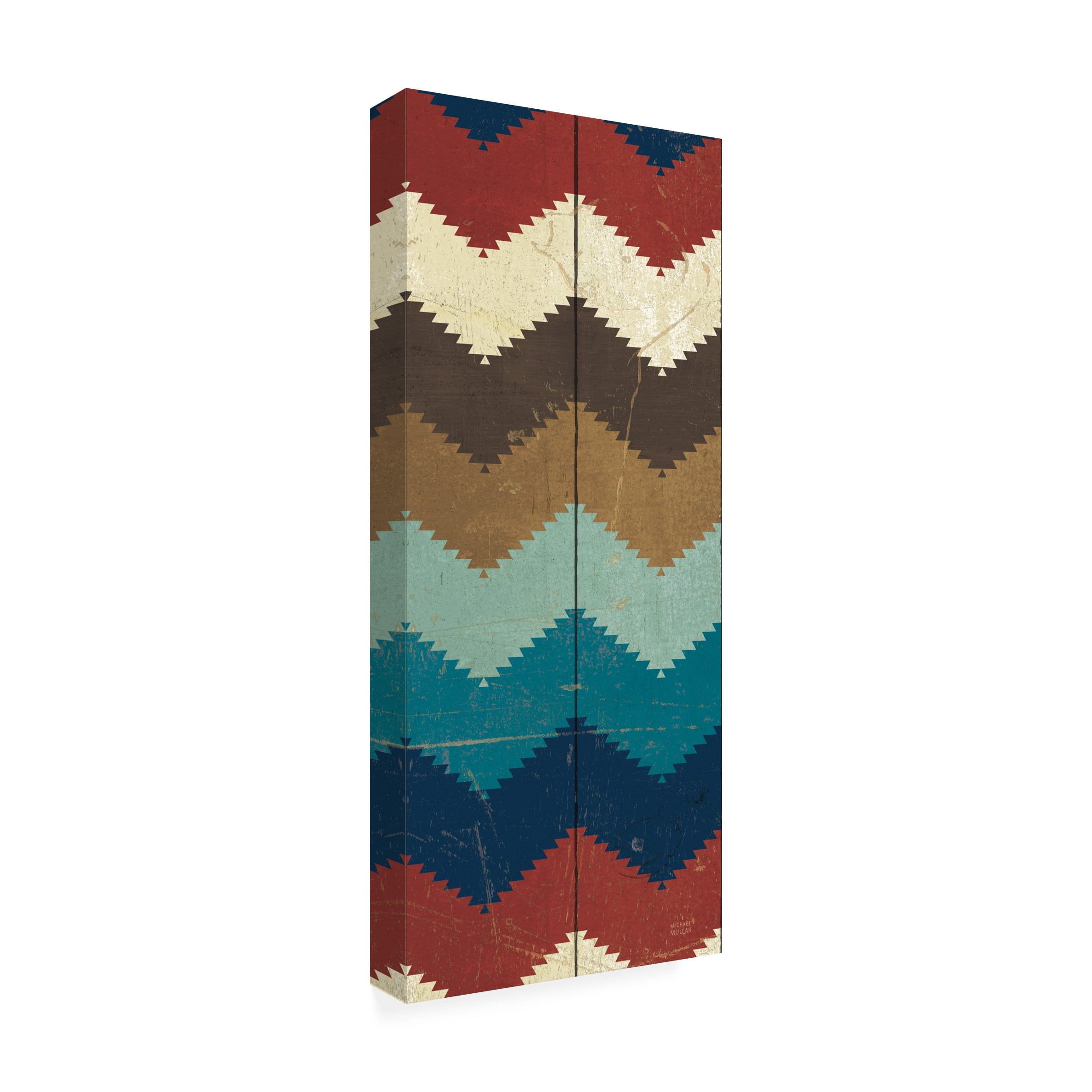 Michael Mullan 'NatIVe Tapestry Panel I' Canvas Art