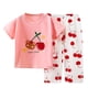 thumbnail image 2 of Conjuntos de blusas y camisas de cuello redondo y manga corta con estampado infantil, ropa de dormir cómoda y relajante para el hogar, blusas de cuello redondo y manga corta para niños, poliéster para, 2 of 5