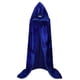 thumbnail image 1 of Disfraz VGLOOK, unisex, de terciopelo, extra largo, con capucha, para adulto, 1 of 3
