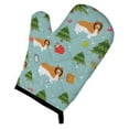 thumbnail image 1 of Carolines Treasures BB4939OVMT Gant de Four Rough Collie de Noël, 1 of 3