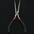 thumbnail image 4 of 2X Flat Gift Long Nose Tapered Pliers Beading Jewelry Tool 15cm,2 x Pliers,Black, 4 of 7