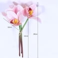 thumbnail image 2 of FONDOTIN Table Decorations Wedding Simulated Flower Cymbidium Pink Wire 1Set, 2 of 8