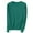 Green, variant on frariair Women's Lightweight Crew Neck Knitted Sweater Long Sleeve Soft Pullover Blouse For Everyday Casual Comfort Blue M