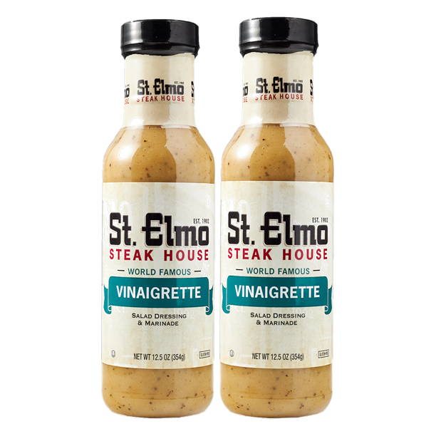 St. Elmo Steak House World Famous Vinaigrette Salad Dressing, 2Pack 12