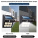 thumbnail image 5 of Lámpara solar para exteriores, con sensor de movimiento, 3 modos y 96 luces LED, luces de seguridad de pared para vallas, jardines, patios y puertas (1 unidad)., 5 of 9