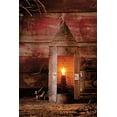 thumbnail image 2 of Hoover, Irvin 11x14 Black Ornate Wood Framed with Double Matting Museum Art Print Titled - Tinners Lantern, 2 of 4