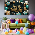 thumbnail image 6 of Decorative Design Happy Birthday Banner Balloon Decoration Birthday Party Backdrop for Birthday Party Event Decoration Indoor, 6 of 7