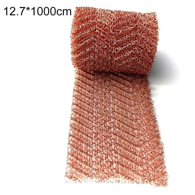 Soffit Mesh Pure Copper for Stopping Slugs and Snails From Eating Your Plant, Mesh Knitted Soffit Mesh Rat Rodent Control 10 M