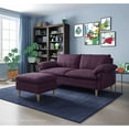 thumbnail image 1 of Sofá Cama Makora Remmy Morado Velvet Memory Foam con Respaldo Reclinable, 1 of 8